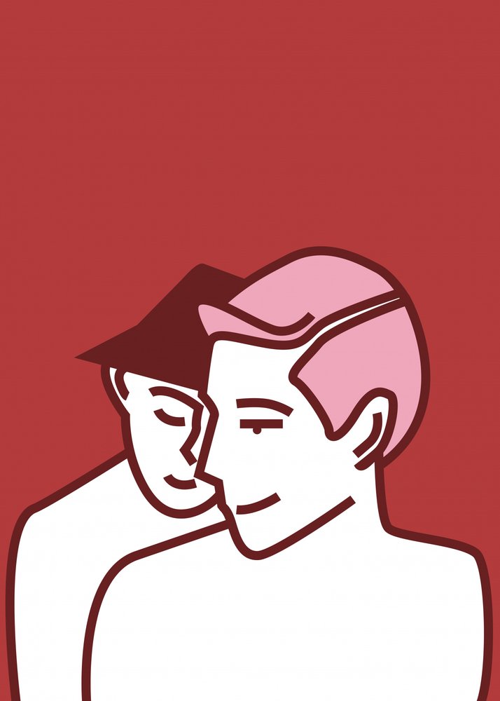Loving Couple Embrace