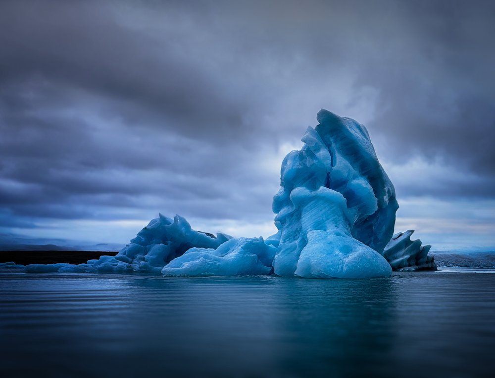 Dramatic Blue Iceberg