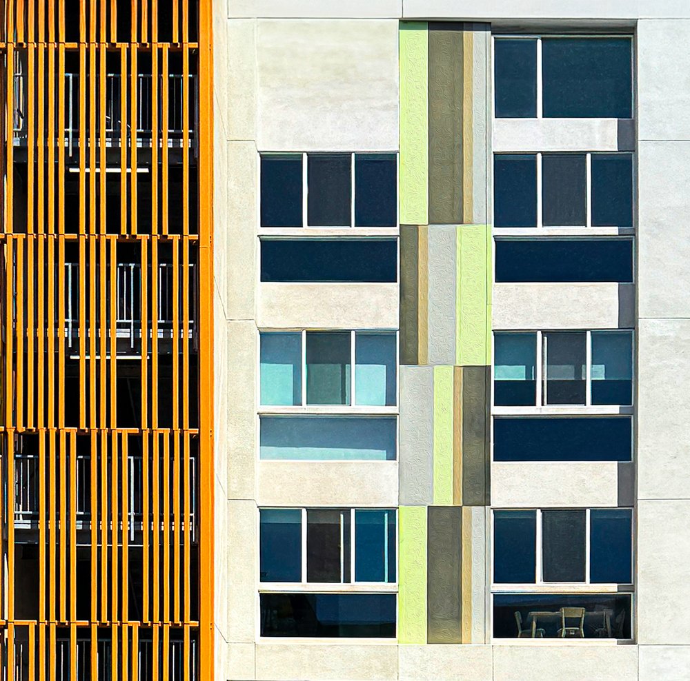 Geometric Building Facade