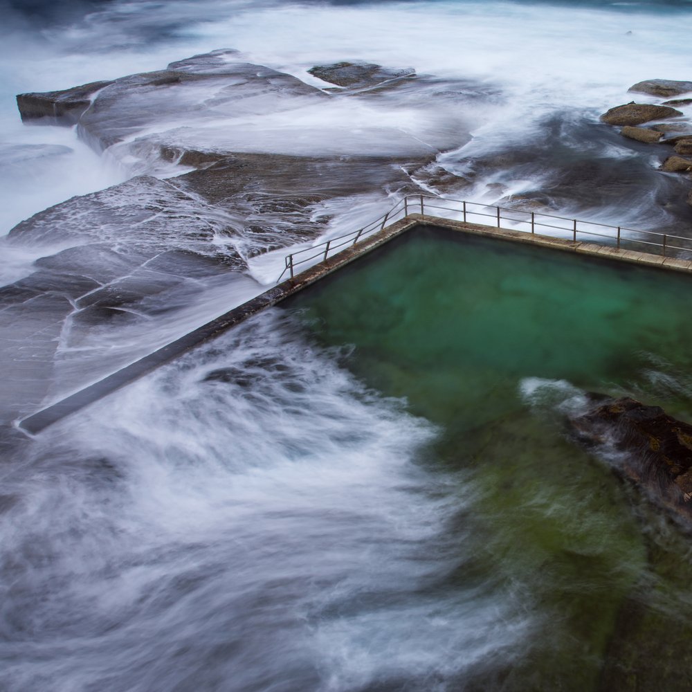 Misty Ocean Pool