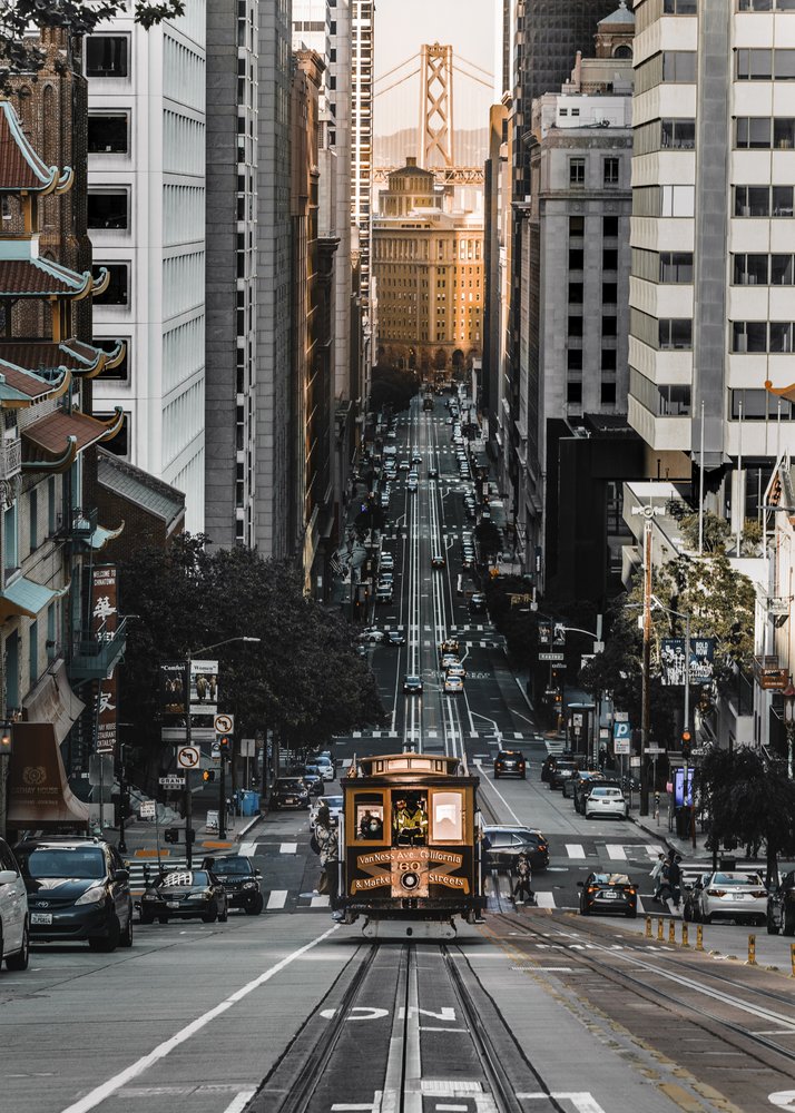 San Francisco Cable Car View