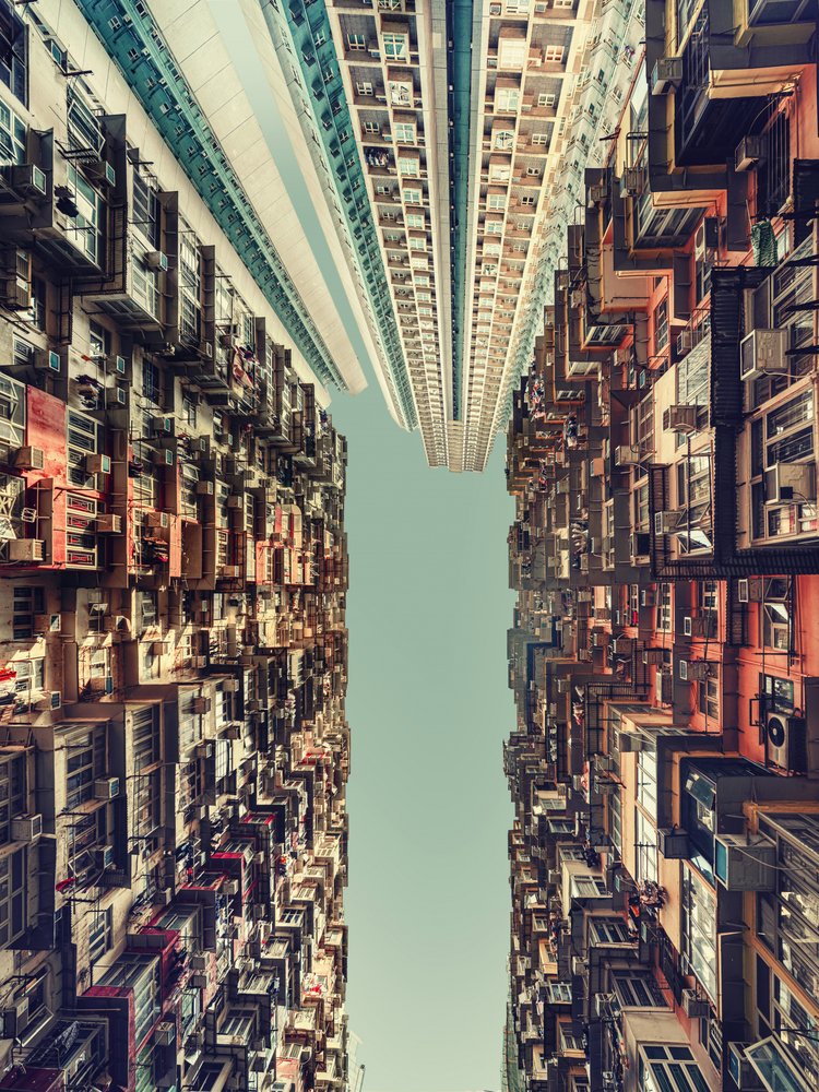 Towering Urban Canyon