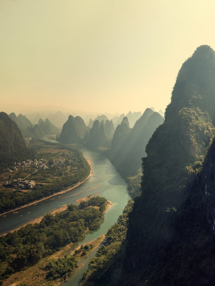 Misty Li River Valley