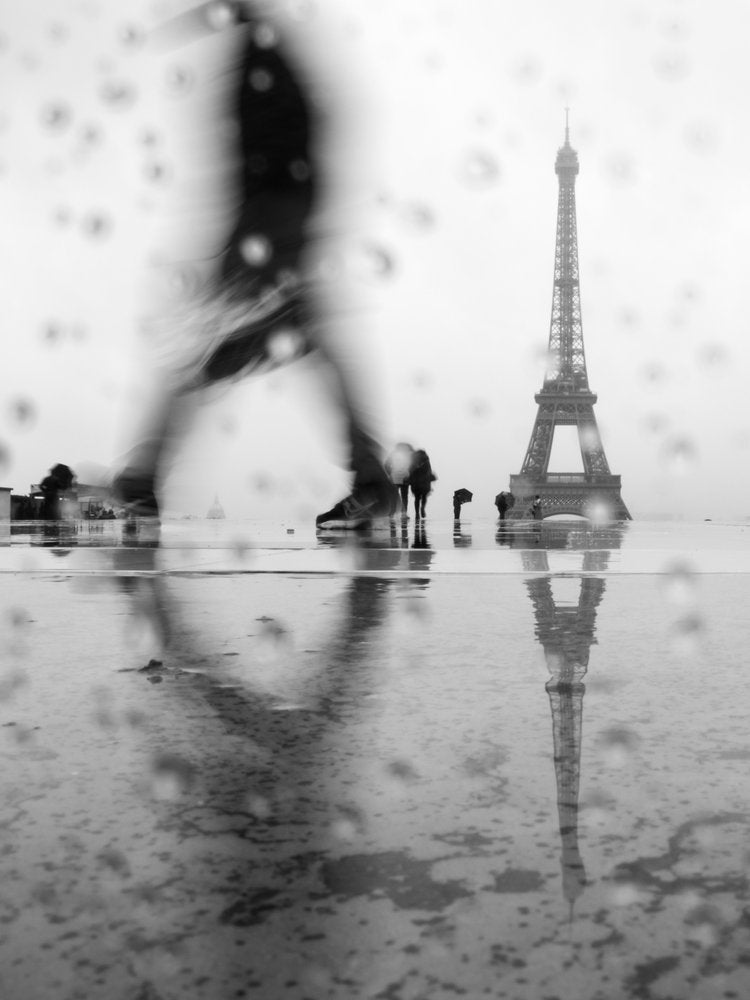 Eiffel Tower Rainy Reflection