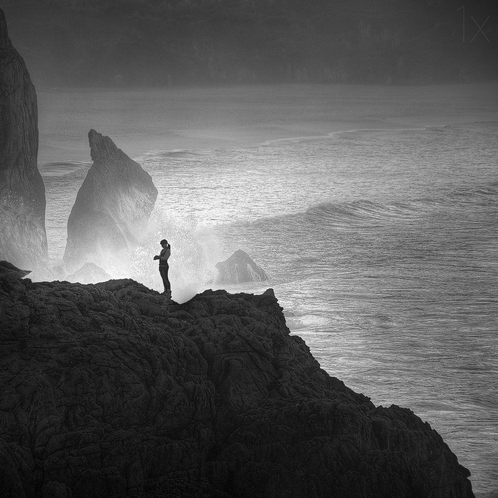 Coastal Solitude Ocean