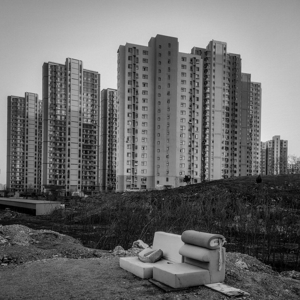 Modern Towers Old Sofa