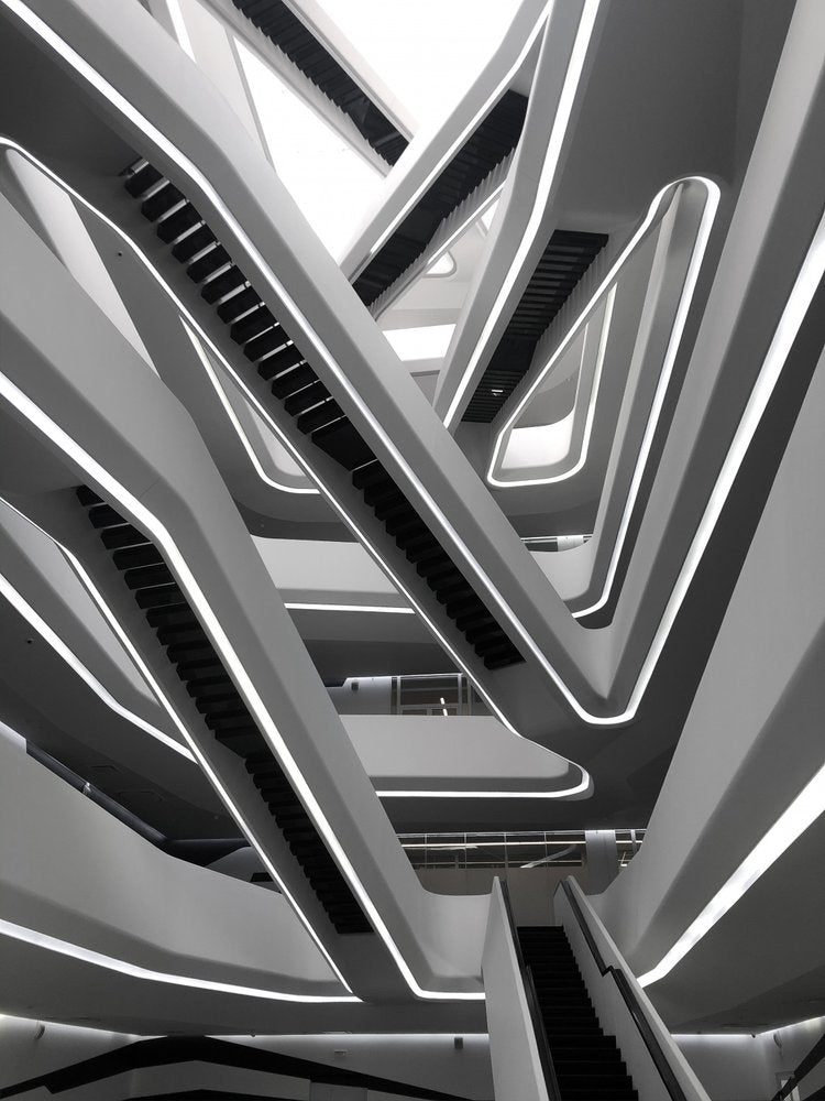 Modern Architectural Escalators