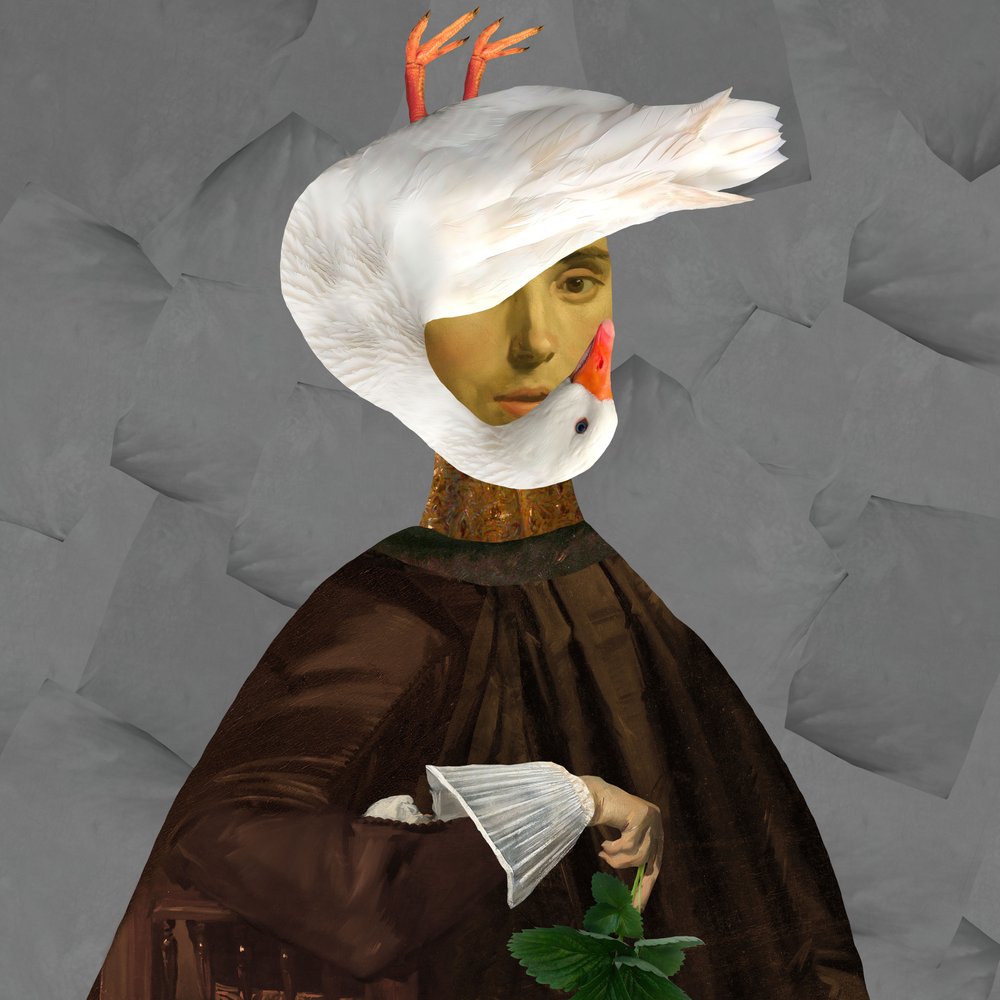 Surreal Goose Portrait