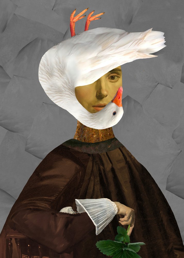 Surreal Goose Portrait