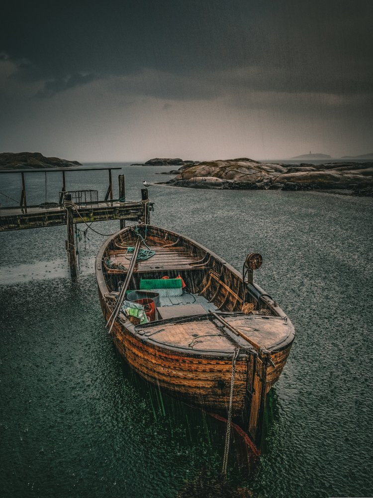 Rainy Day Boat