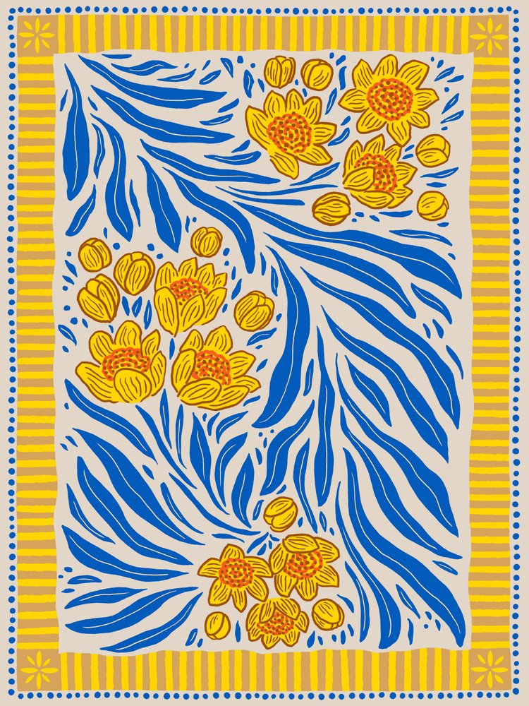 Vibrant Floral Pattern