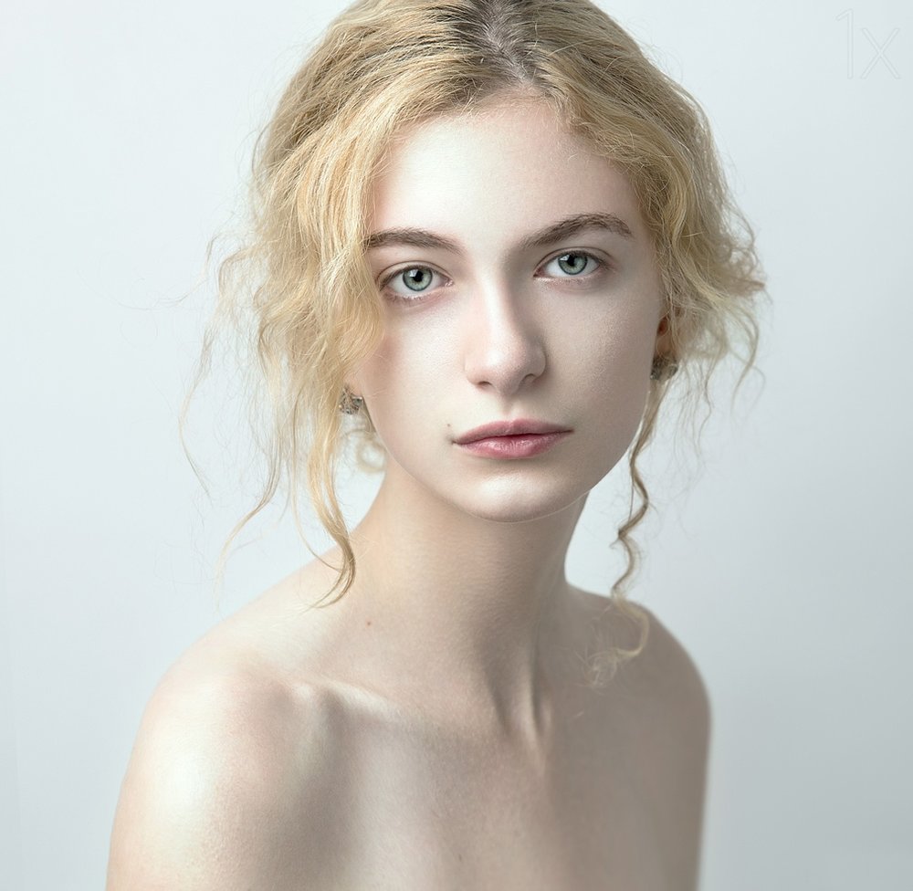 Serene Blonde Portrait