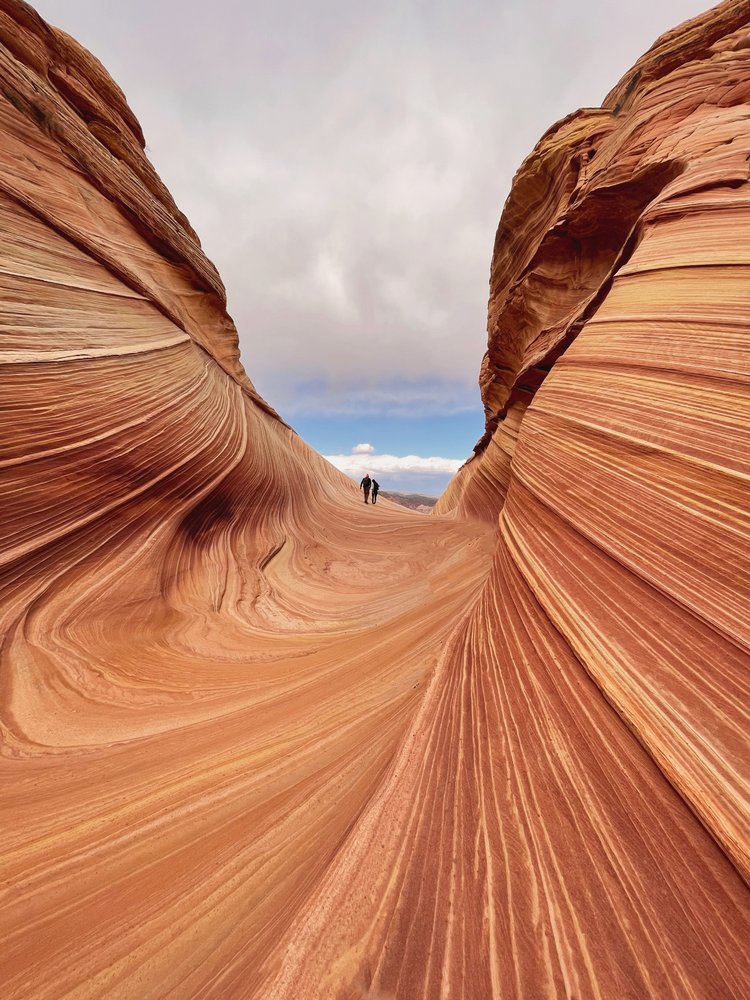 Wavy Sandstone Path