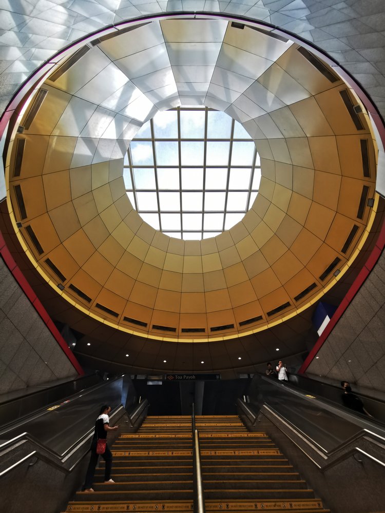 Golden Subway Skylight