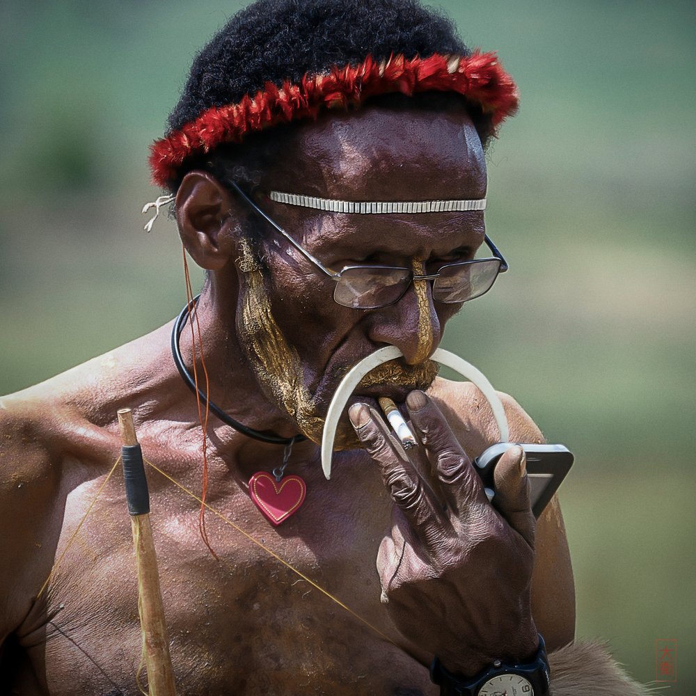 Indigenous Elder Adorned