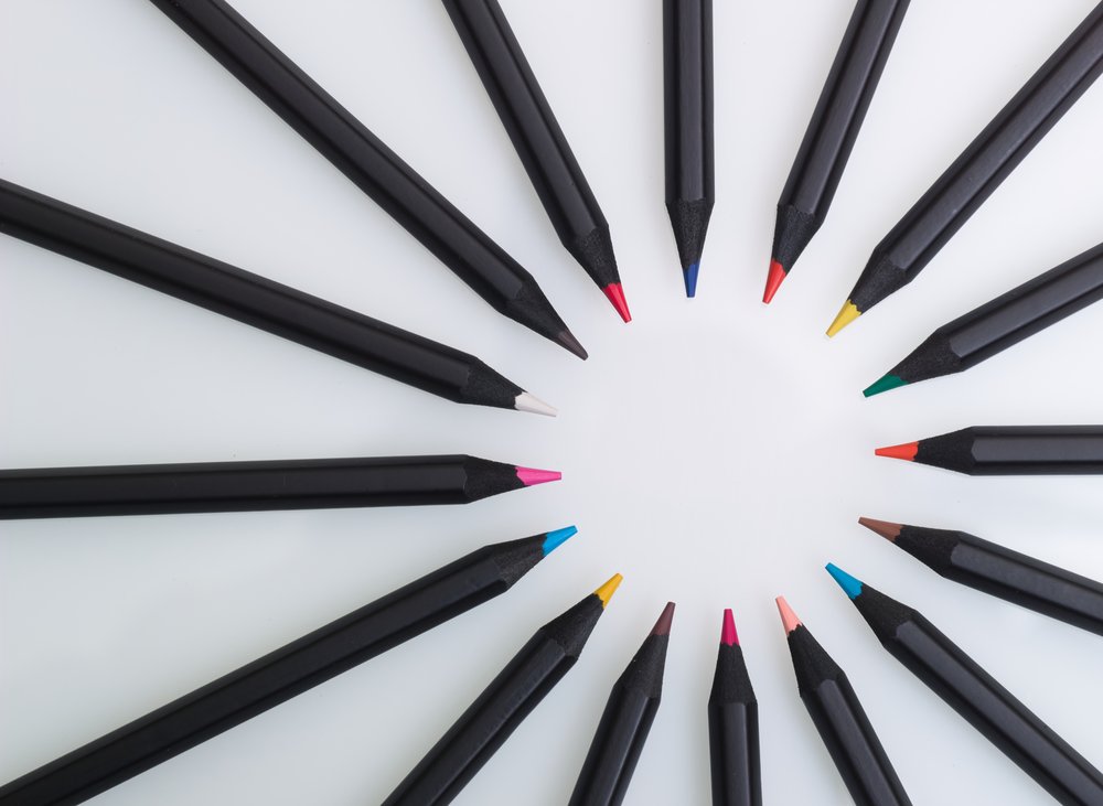 Colorful Pencil Circle
