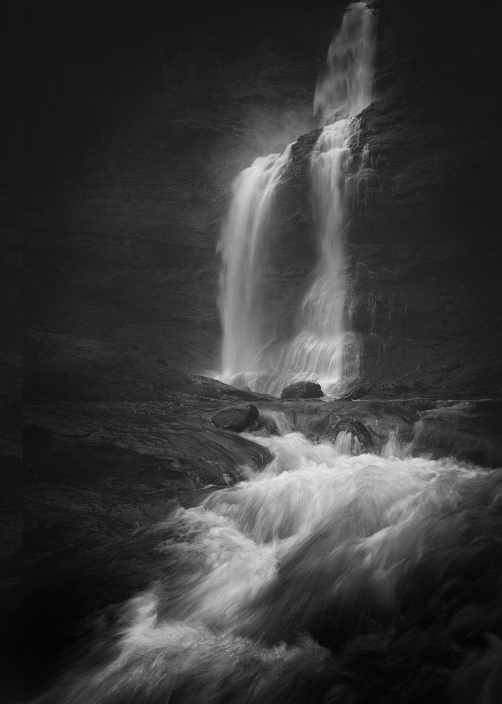 Flowing Waterfall Landscape