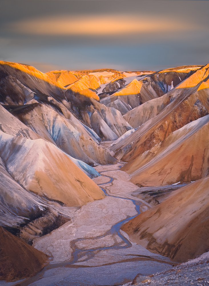 Colorful Mountain Sunset