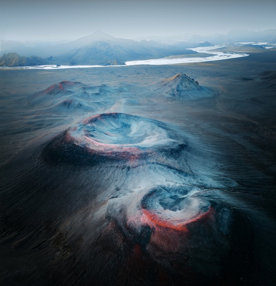 Ethereal Volcanic Craters