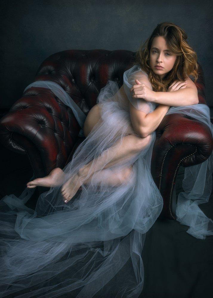 **Pensive Woman Draped**