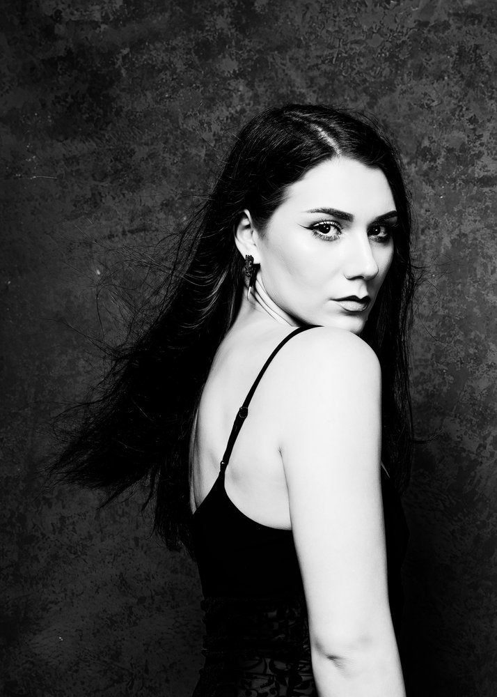 Striking Black and White Portrait