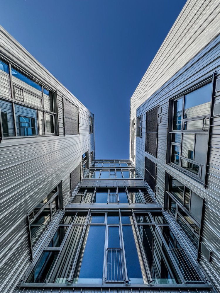 Modern Building Upward View