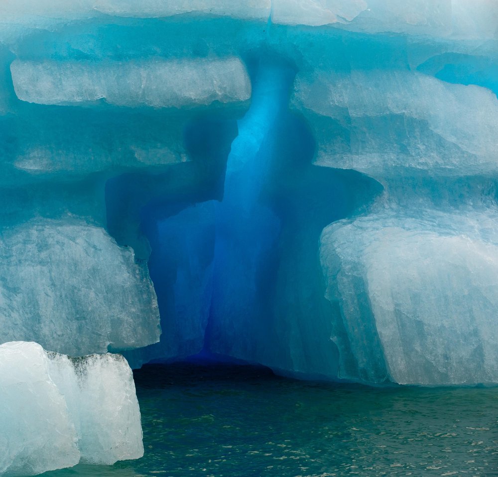 Deep Blue Ice Grotto