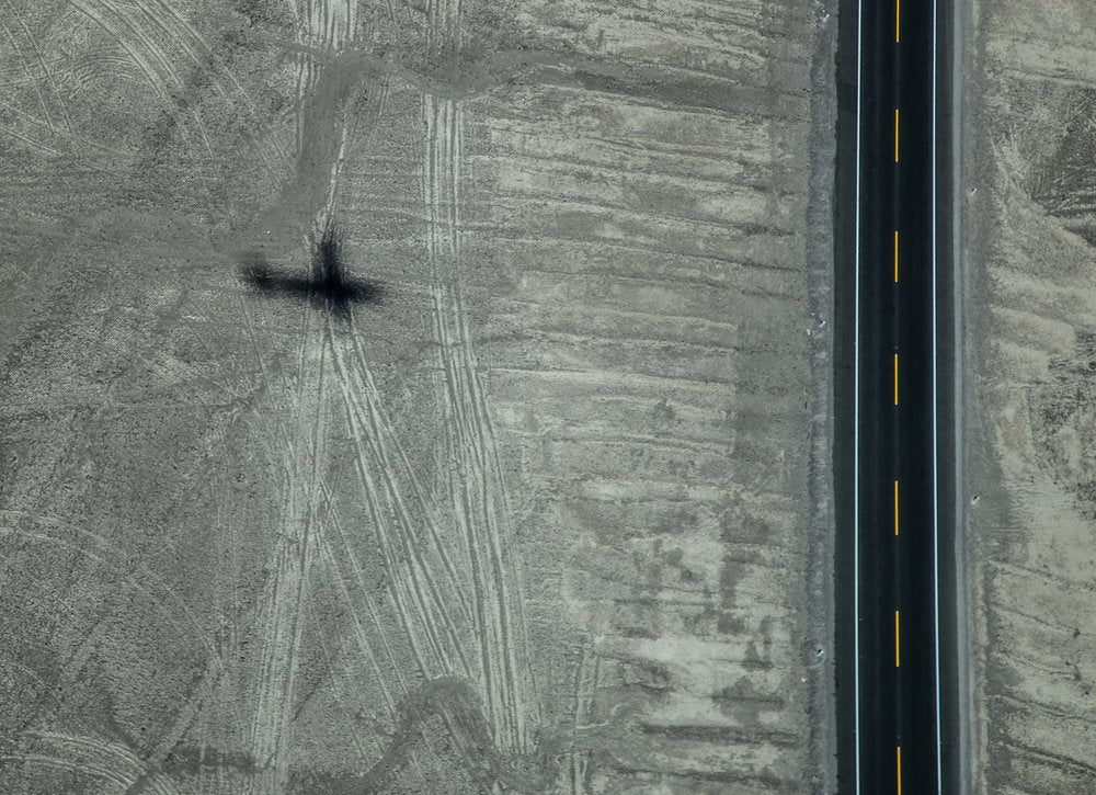 Airplane Shadow Road