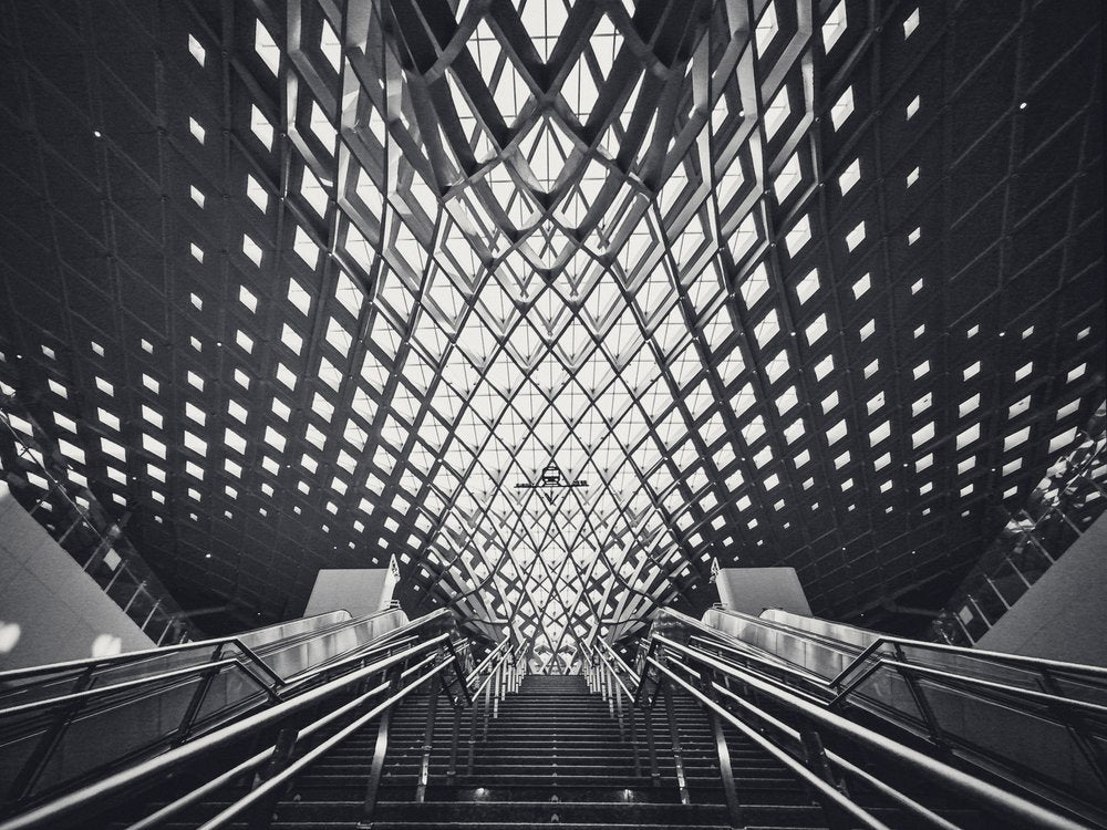 Geometric Glass Passage
