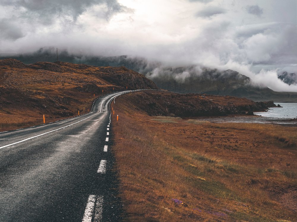 Dramatic Coastal Road