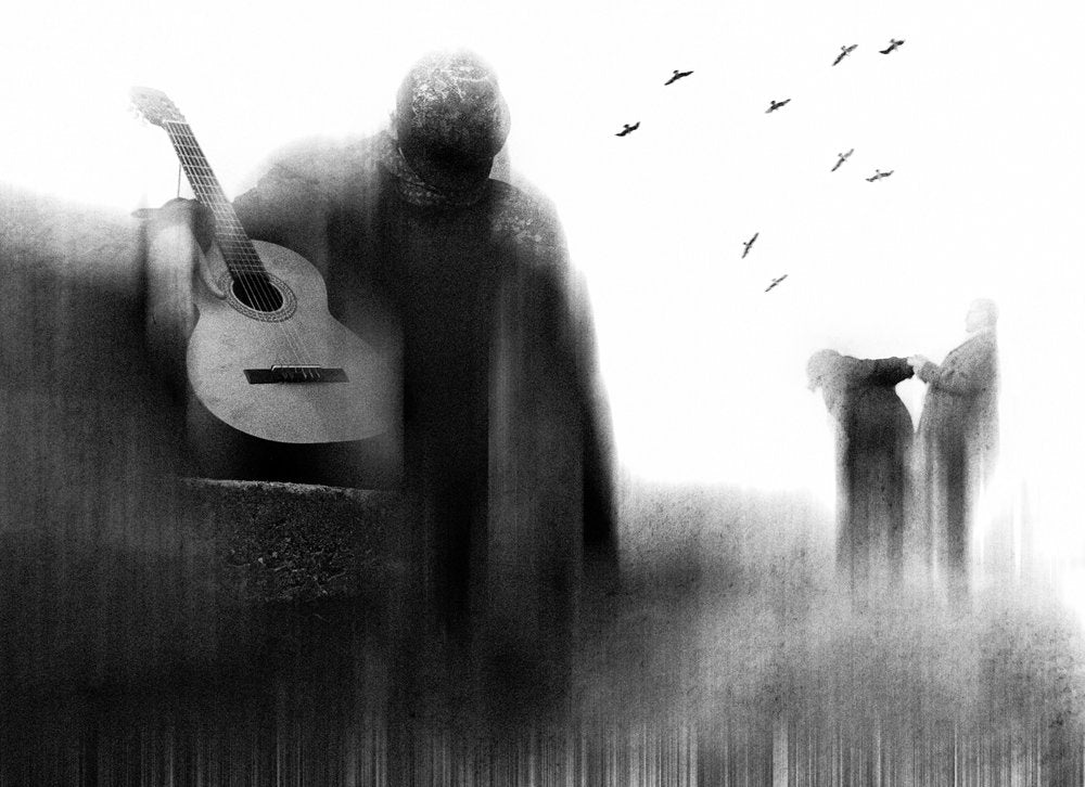 Solitary Guitarist Dream