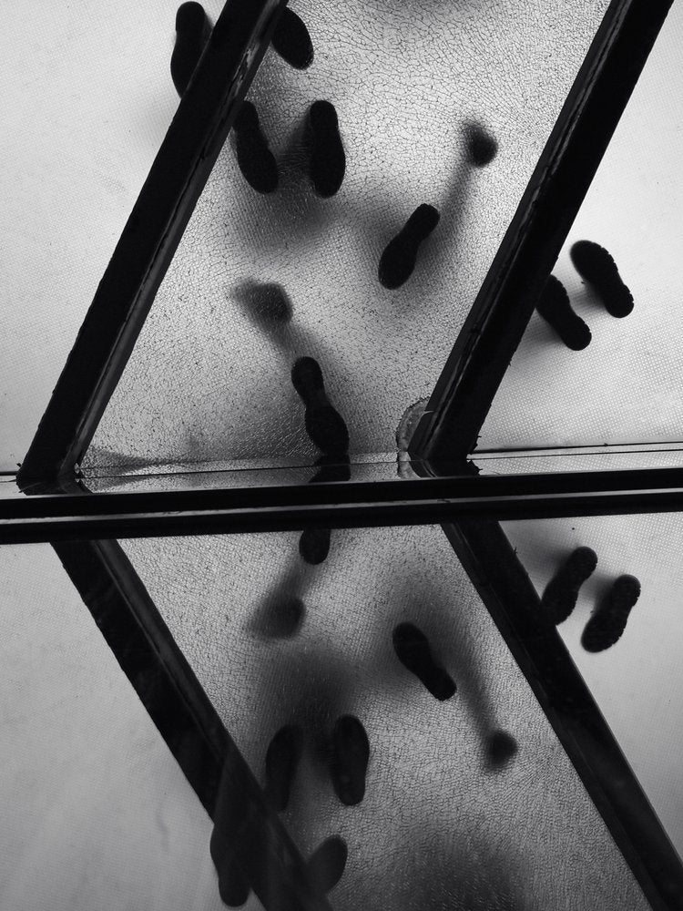 Abstract Footsteps Above