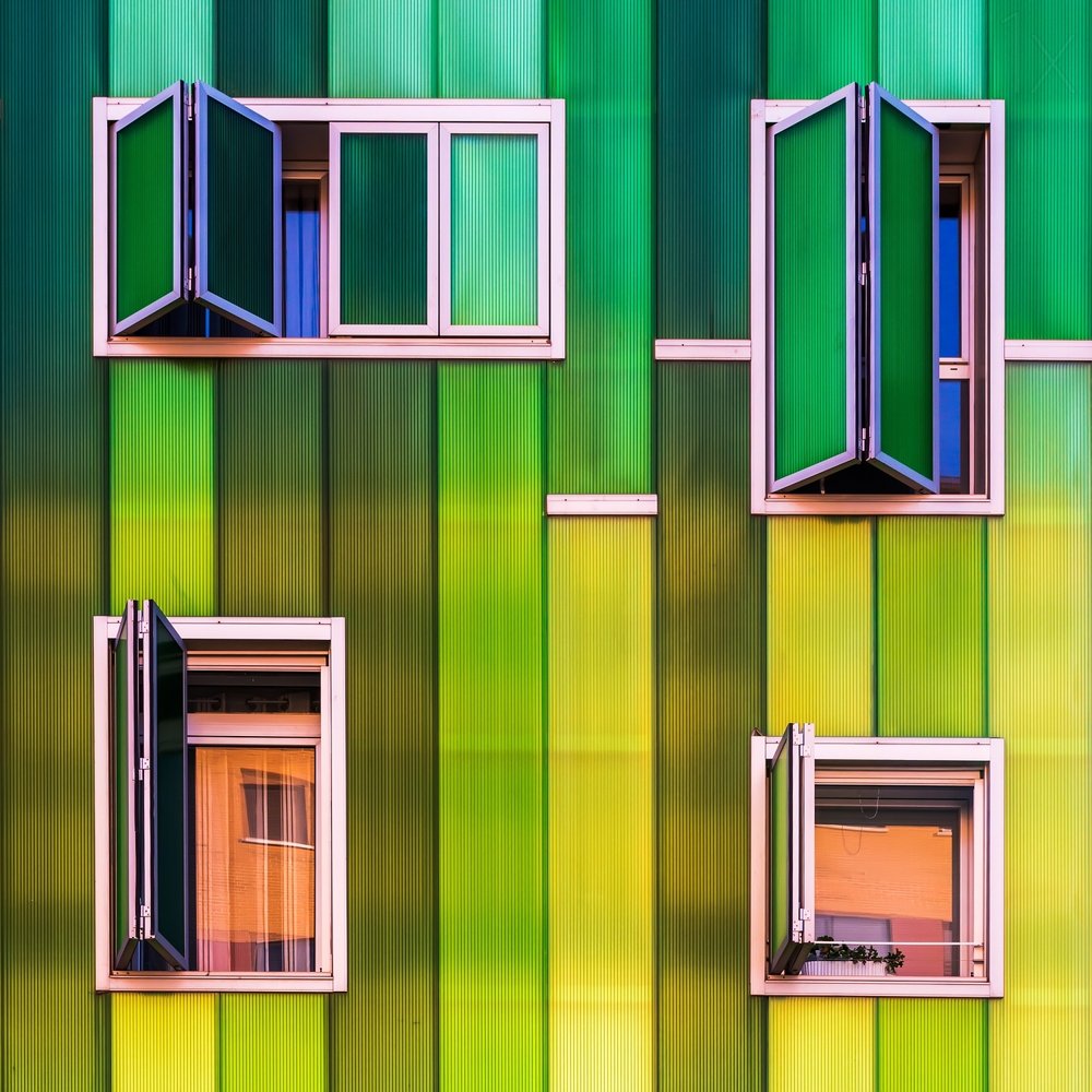 Modern Green Windows