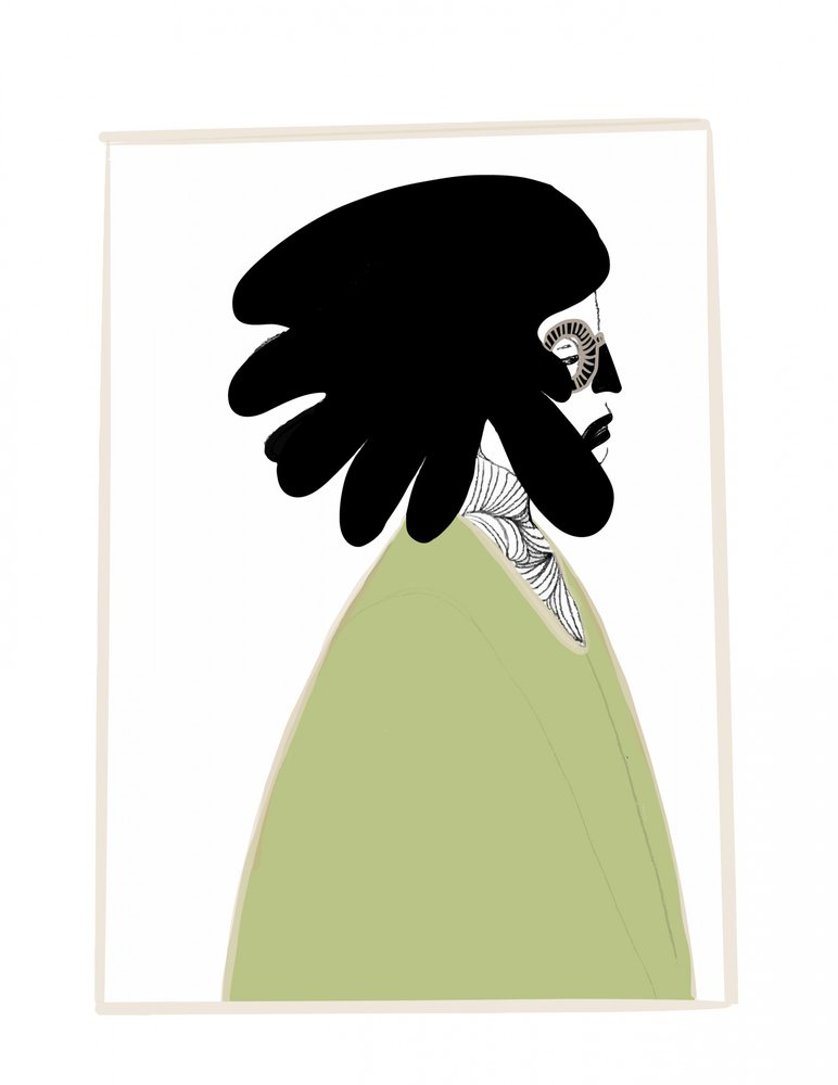 Stylized Green Profile