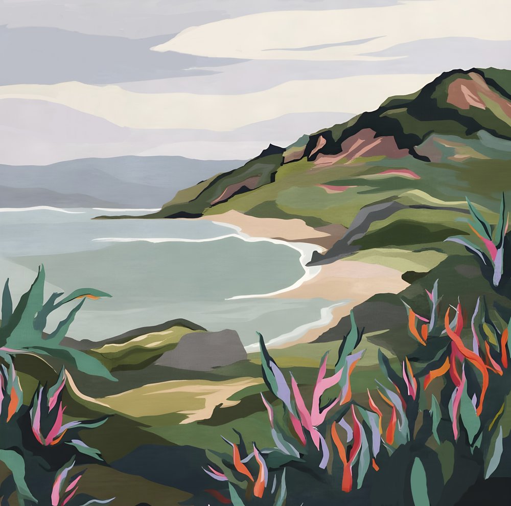 Vibrant Coastal Landscape