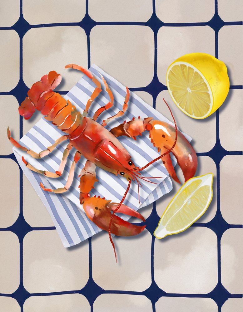 Fresh Lobster with Lemon