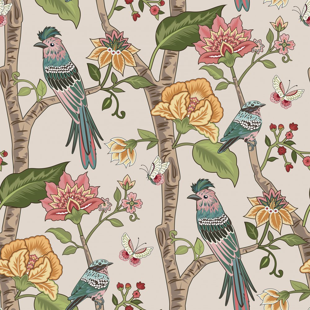 Vibrant Chinoiserie Garden
