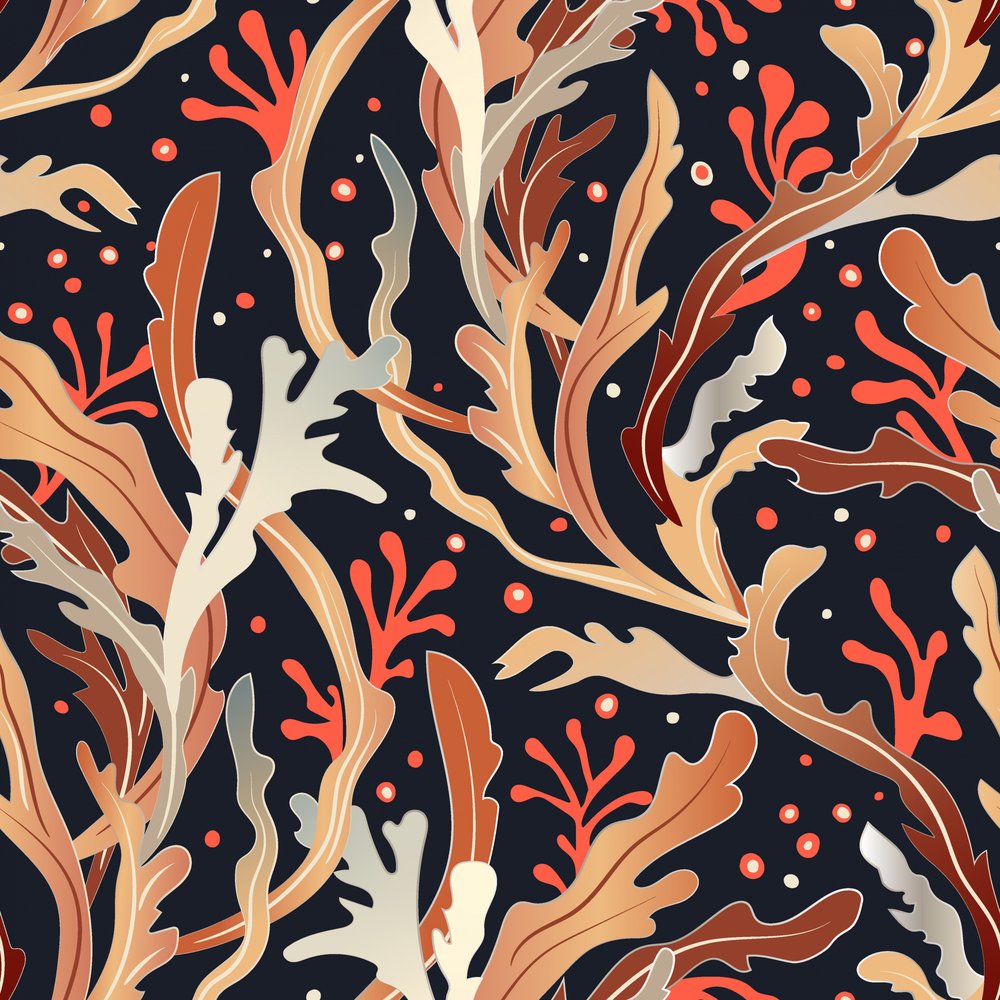 Deep Sea Botanical Flow