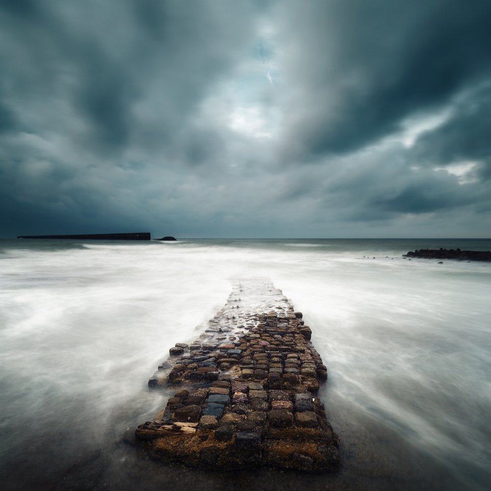 Moody Ocean Pier