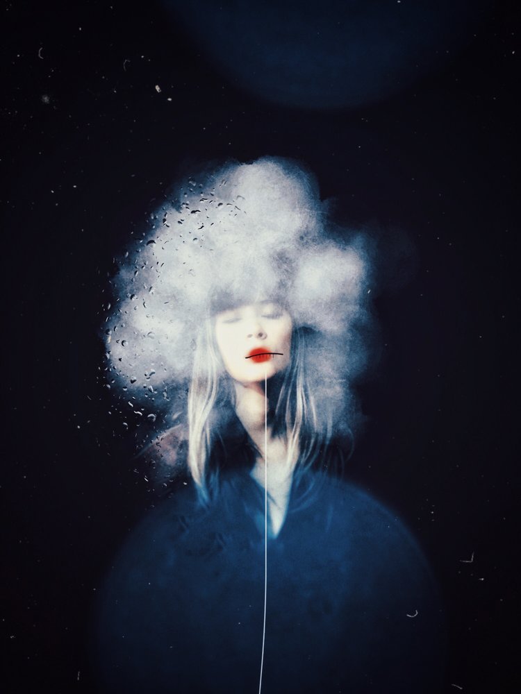 Red Lips Cloud Dream