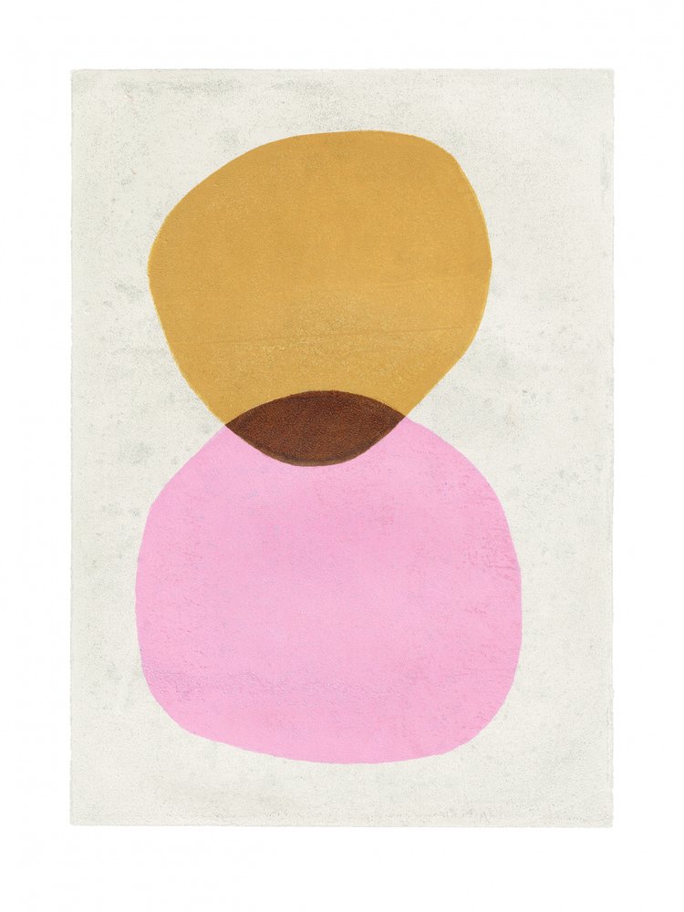 Pink Gold Abstract Shapes