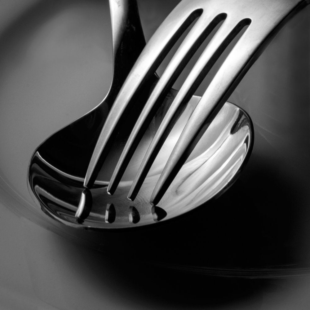 Monochrome Silverware Art