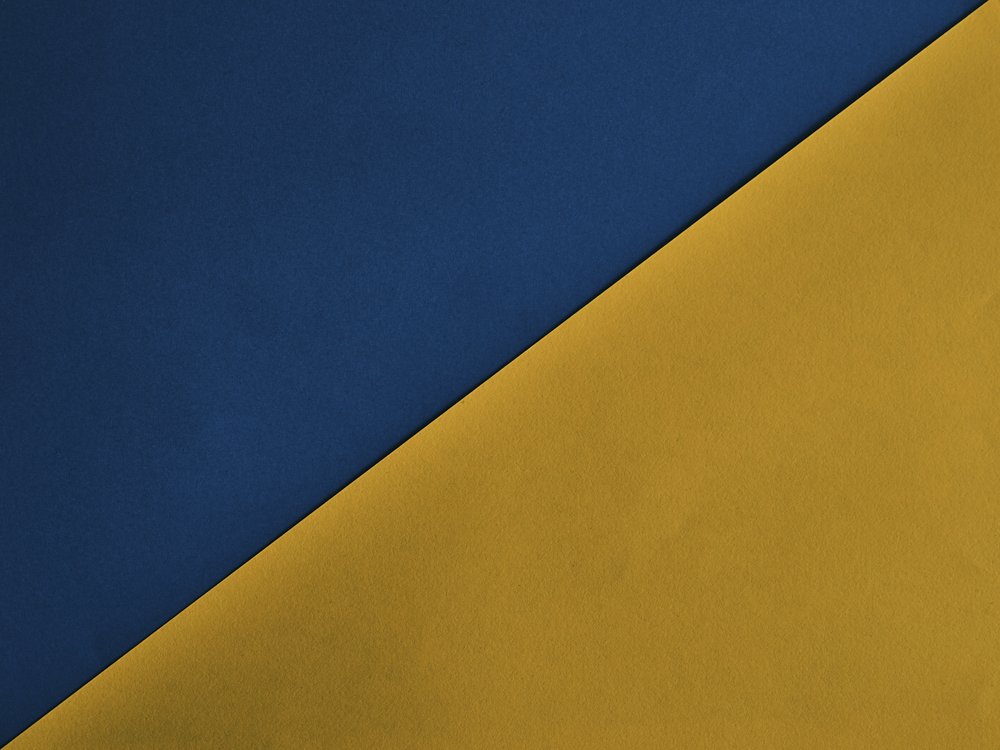 Deep Blue Gold Contrast