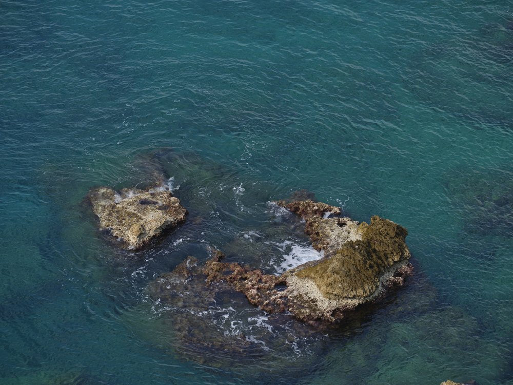Turquoise Ocean Rocks