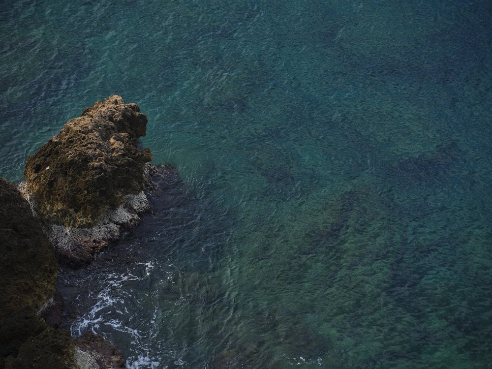 Turquoise Ocean Rocks