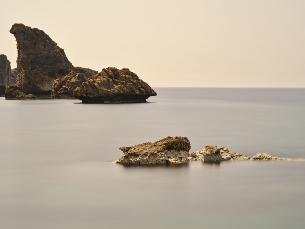 Calm Sea Rocks