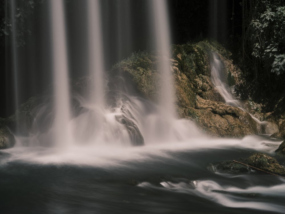 Serene Waterfall Cascade