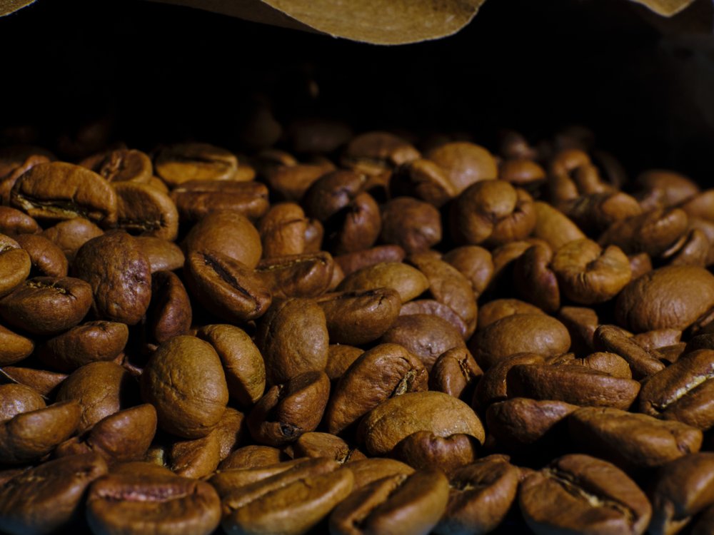 Warm Roasted Coffee Beans