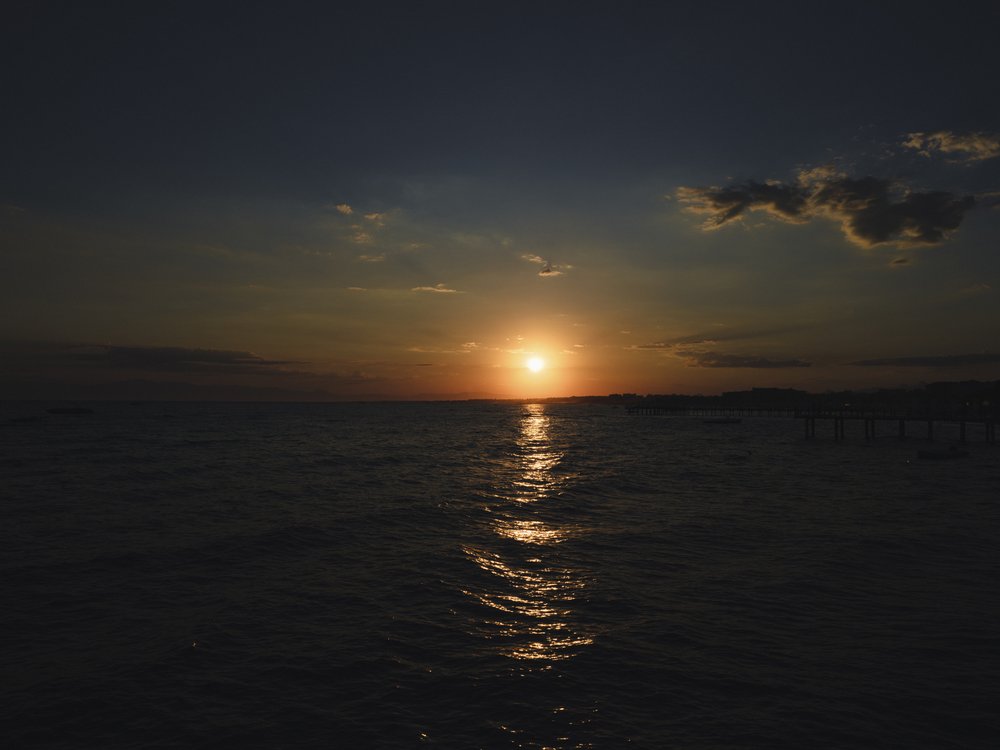 Serene Ocean Sunset