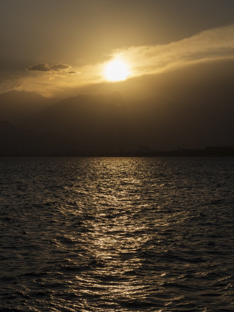 Peaceful Golden Sunset